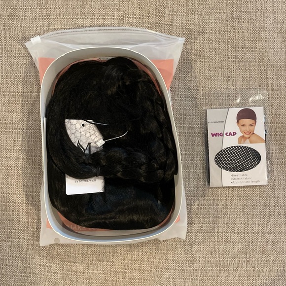 Wednesday Addams Wig Long Braids Black The Addams Family Cosplay Halloween New - Picture 3 of 4
